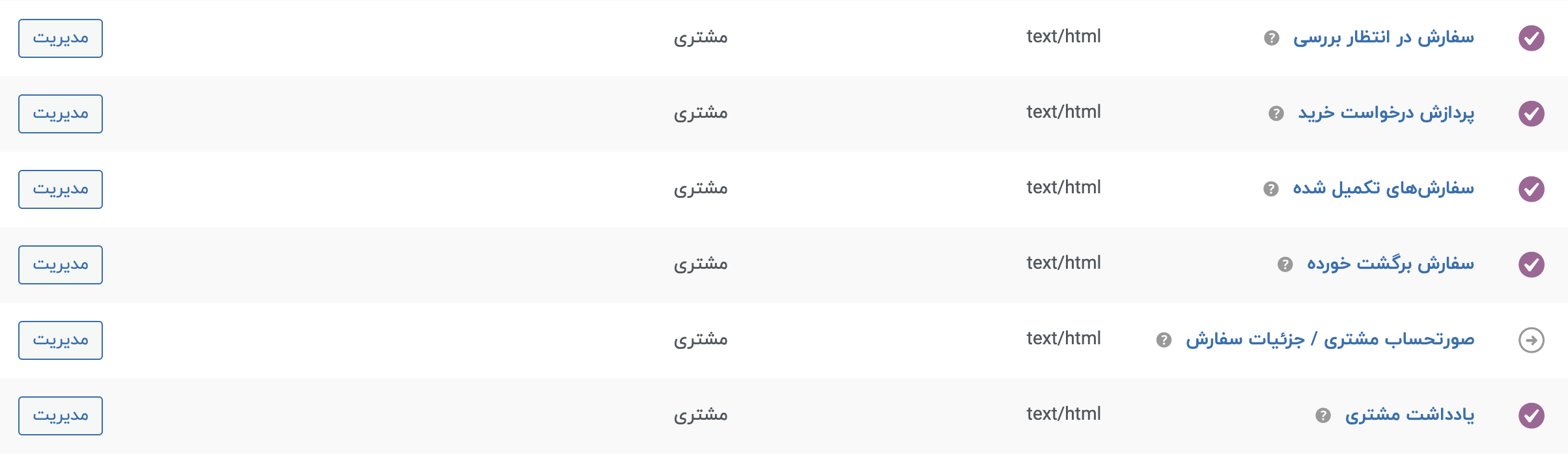 تغییر قالب ایمیل ووکامرس